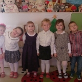 Żabki przed przedstawieniem Bożonarodzeniowym- 22 grudnia 2015r