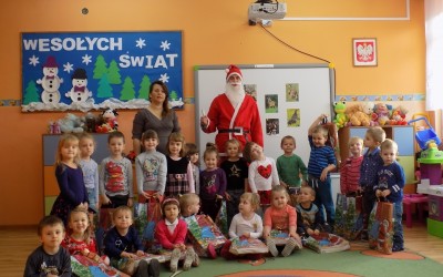 Wizyta Świętego Mikołaja. „Pszczółki”.