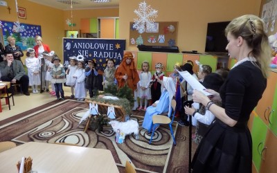 Jasełka w grupie 5 – latków „Żabki”.