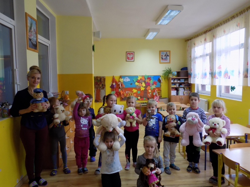 Pluszowe Misie u „Motylków”.