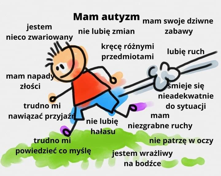 Światowy dzień wiedzy o autyzmie.